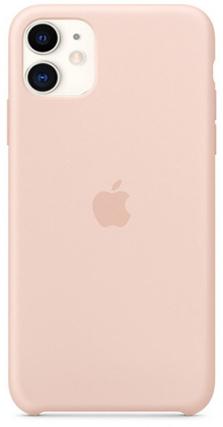 Чехол Silicone Case для iPhone 11 светло-розовый